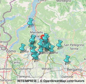 Mappa Via, 23868 Lecco LC, Italia (10.29444)