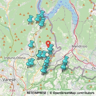 Mappa Via Crotto, 21059 Viggiù VA, Italia (3.8775)