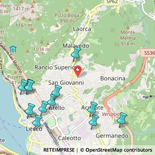 Mappa Via Fausto Valsecchi, 23900 Lecco LC, Italia (1.38917)