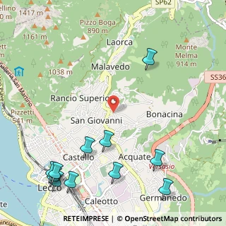 Mappa Via Fausto Valsecchi, 23900 Lecco LC, Italia (1.49364)
