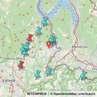 Mappa Via Giovanni XXIII, 21050 Saltrio VA, Italia (4.2375)