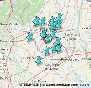 Mappa Via Maestri del Lavoro, 33087 Pasiano di Pordenone PN, Italia (9.80263)