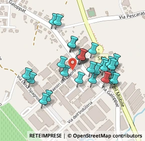 Mappa Via Maestri del Lavoro, 33087 Pasiano di Pordenone PN, Italia (0.19286)