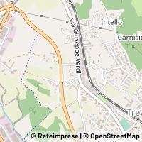 Mapa Cocquio-Trevisago