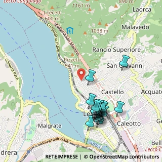 Mappa Via Pio Paolo, 23900 Lecco LC, Italia (1.061)