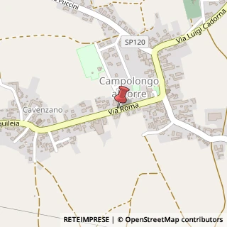 Mappa Via Roma, 14, 33040 Campolongo Tapogliano, Udine (Friuli-Venezia Giulia)