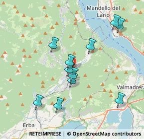 Mappa Via Circonvallazione, 22033 Asso CO, Italia (3.60455)