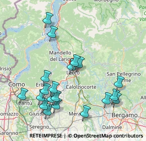 Mappa Via Cà Rossa, 23900 Lecco LC, Italia (17.263)