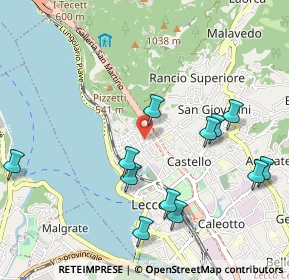Mappa Via Cà Rossa, 23900 Lecco LC, Italia (1.10333)
