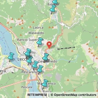 Mappa Via Per Erna, 23900 Lecco LC, Italia (2.395)