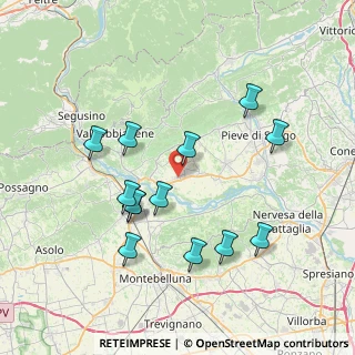 Mappa Via Europa Unita, 31020 Vidor TV, Italia (7.41538)