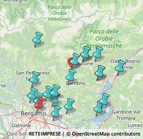 Mappa Piazza del Santuario, 24028 Ponte Nossa BG, Italia (15.961)