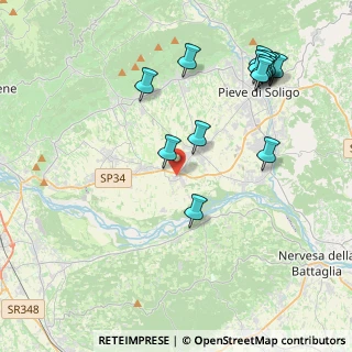 Mappa Via Capitello, 31020 Sernaglia della Battaglia TV, Italia (4.60571)