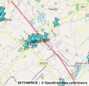 Mappa Via Maestri del Lavoro, 33083 Villotta PN, Italia (2.851)