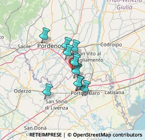 Mappa Via Maestri del Lavoro, 33083 Villotta PN, Italia (8.05273)