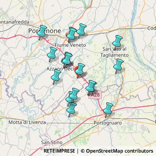 Mappa SP1, 33083 Villotta PN, Italia (6.63111)