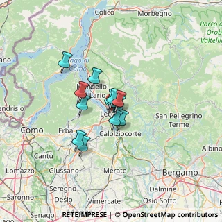 Mappa Via Mentana, 23900 Lecco LC, Italia (7.75154)