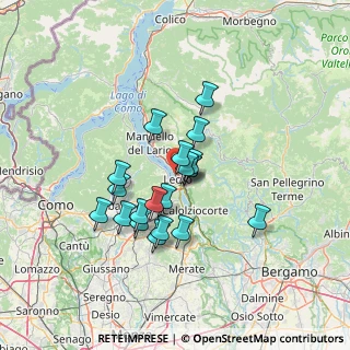 Mappa Via Grado, 23900 Lecco LC, Italia (10.5805)