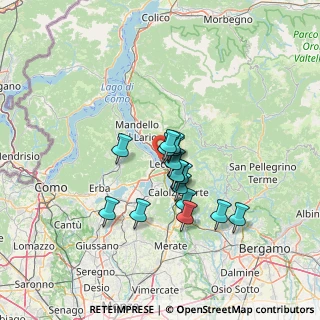 Mappa Via Grado, 23900 Lecco LC, Italia (9.78938)