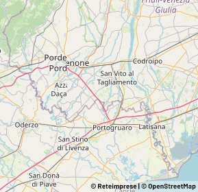 Mappa 33079 Chions PN, Italia (13.85688)