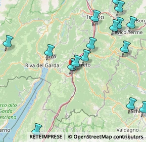 Mappa Via alla Pineta, 38068 Rovereto TN, Italia (20.84125)