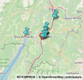 Mappa Via alla Pineta, 38068 Rovereto TN, Italia (6.09231)