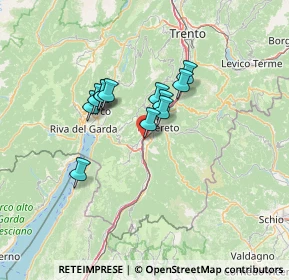 Mappa Via alla Pineta, 38068 Rovereto TN, Italia (9.58583)