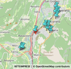 Mappa Via alla Pineta, 38068 Rovereto TN, Italia (2.08167)