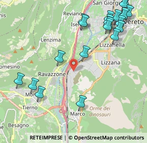 Mappa Via alla Pineta, 38068 Rovereto TN, Italia (2.7)