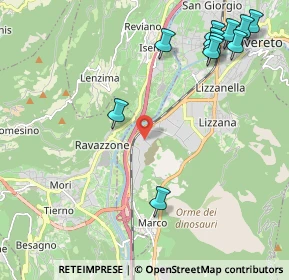 Mappa Via alla Pineta, 38068 Rovereto TN, Italia (2.68727)