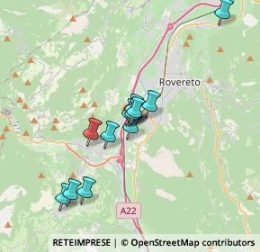 Mappa Via alla Pineta, 38068 Rovereto TN, Italia (2.79083)