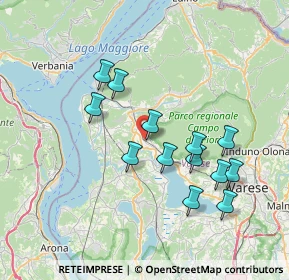 Mappa Strada Statale 394 del Verbano Orientale, 21034 Cocquio-trevisago VA, Italia (6.78)