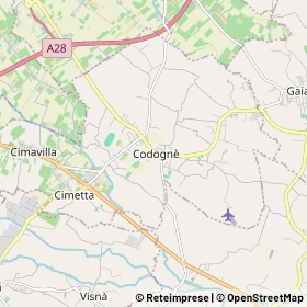 Mappa Codognè