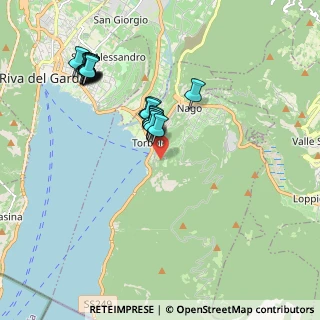 Mappa Via delle Busatte, 38069 Nago-torbole TN, Italia (1.835)