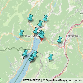 Mappa Via delle Busatte, 38069 Nago-torbole TN, Italia (6.62316)