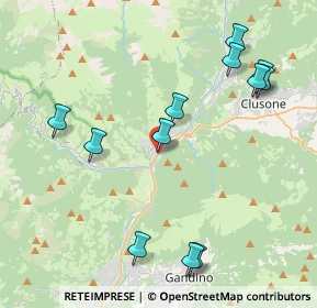 Mappa Ponte Nossa - provinciale, 24028 Ponte Nossa BG, Italia (4.57667)