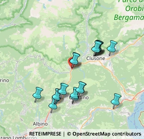 Mappa Ponte Nossa - provinciale, 24028 Ponte Nossa BG, Italia (6.74158)