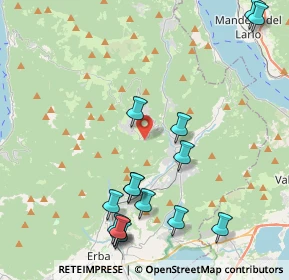 Mappa Via Annunciata Binda, 22030 Rezzago CO, Italia (4.89467)