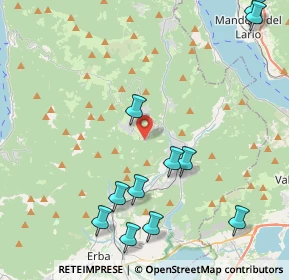 Mappa Via Annunciata Binda, 22030 Rezzago CO, Italia (4.97273)