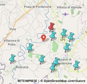 Mappa Via Codopè, 33087 Cecchini PN, Italia (2.18182)