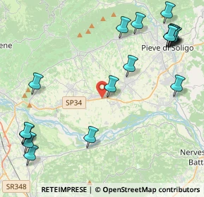 Mappa Via Brigata Mantova, 31010 Moriago della Battaglia TV, Italia (5.63222)