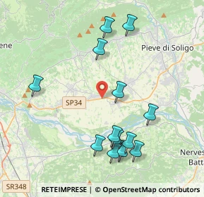 Mappa Via Brigata Mantova, 31010 Moriago della Battaglia TV, Italia (4.23462)