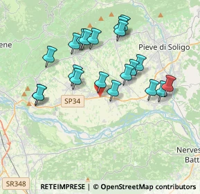 Mappa Via Brigata Mantova, 31010 Moriago della Battaglia TV, Italia (3.519)