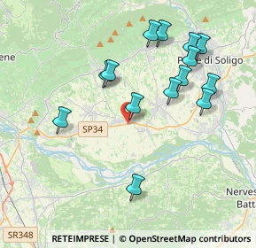 Mappa Via Brigata Mantova, 31010 Moriago della Battaglia TV, Italia (3.90214)