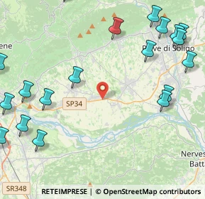 Mappa Via Brigata Mantova, 31010 Moriago della Battaglia TV, Italia (6.2035)