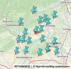 Mappa Via Brigata Mantova, 31010 Moriago della Battaglia TV, Italia (7.4135)