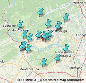 Mappa Via Brigata Mantova, 31010 Moriago della Battaglia TV, Italia (6.5005)