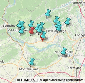 Mappa Via Brigata Mantova, 31010 Moriago della Battaglia TV, Italia (6.62438)