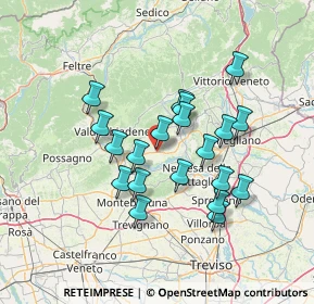 Mappa Via Brigata Mantova, 31010 Moriago della Battaglia TV, Italia (11.871)