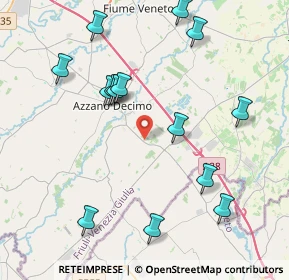 Mappa Via Valler, 33082 Azzano decimo PN, Italia (4.415)